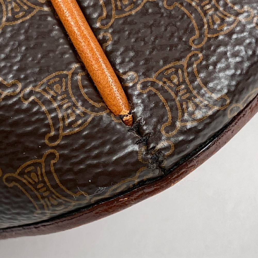 Celine Macadam Pattern Canvas Handbag Brown - image 3